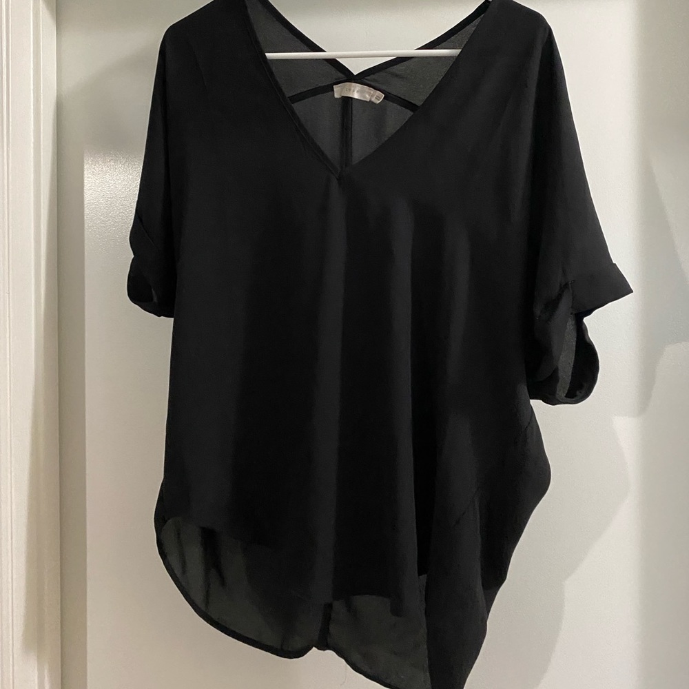 Black dress shirt